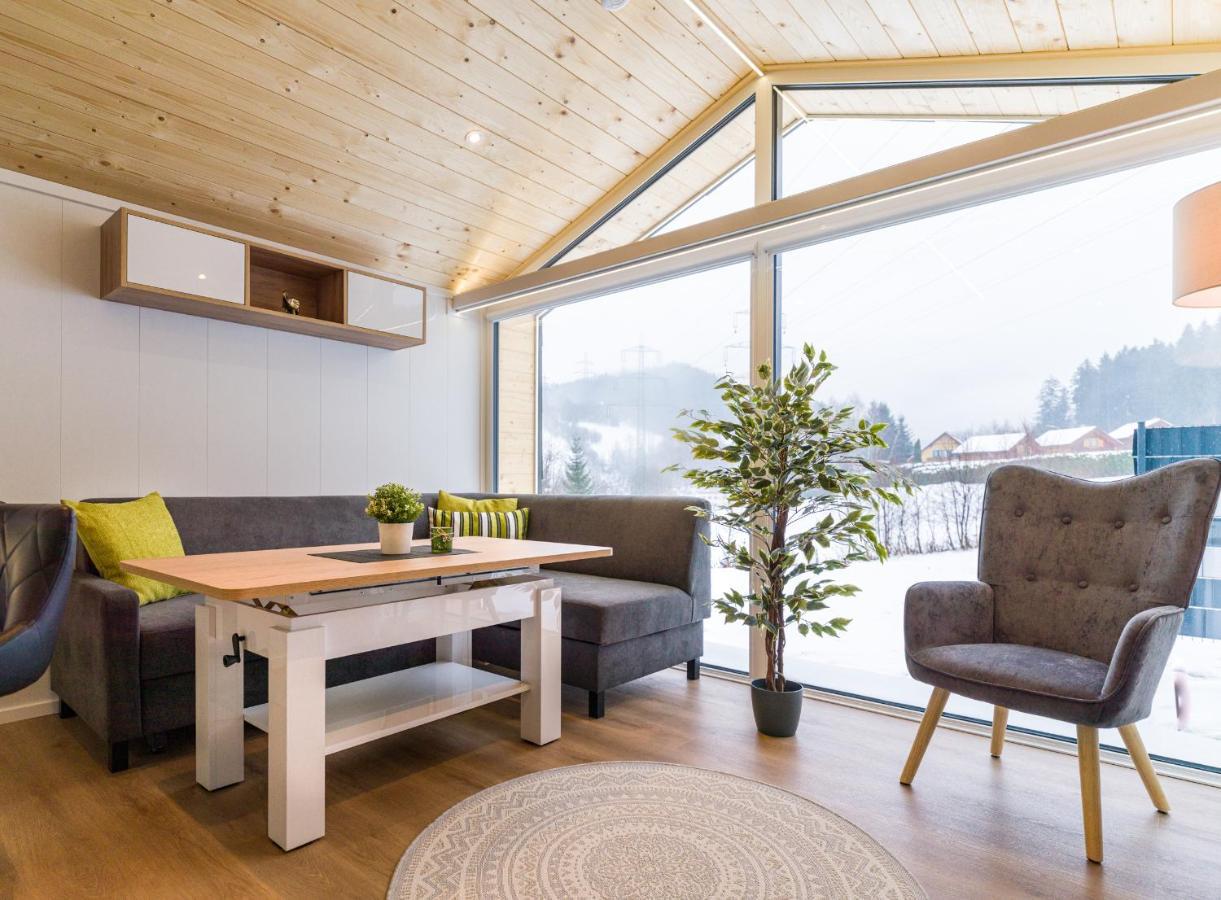 Chalet Stuhleckblick-Ferienhaus Direkt An Der Piste Und Mit Eigener Sauna Spital am Semmering Bagian luar foto