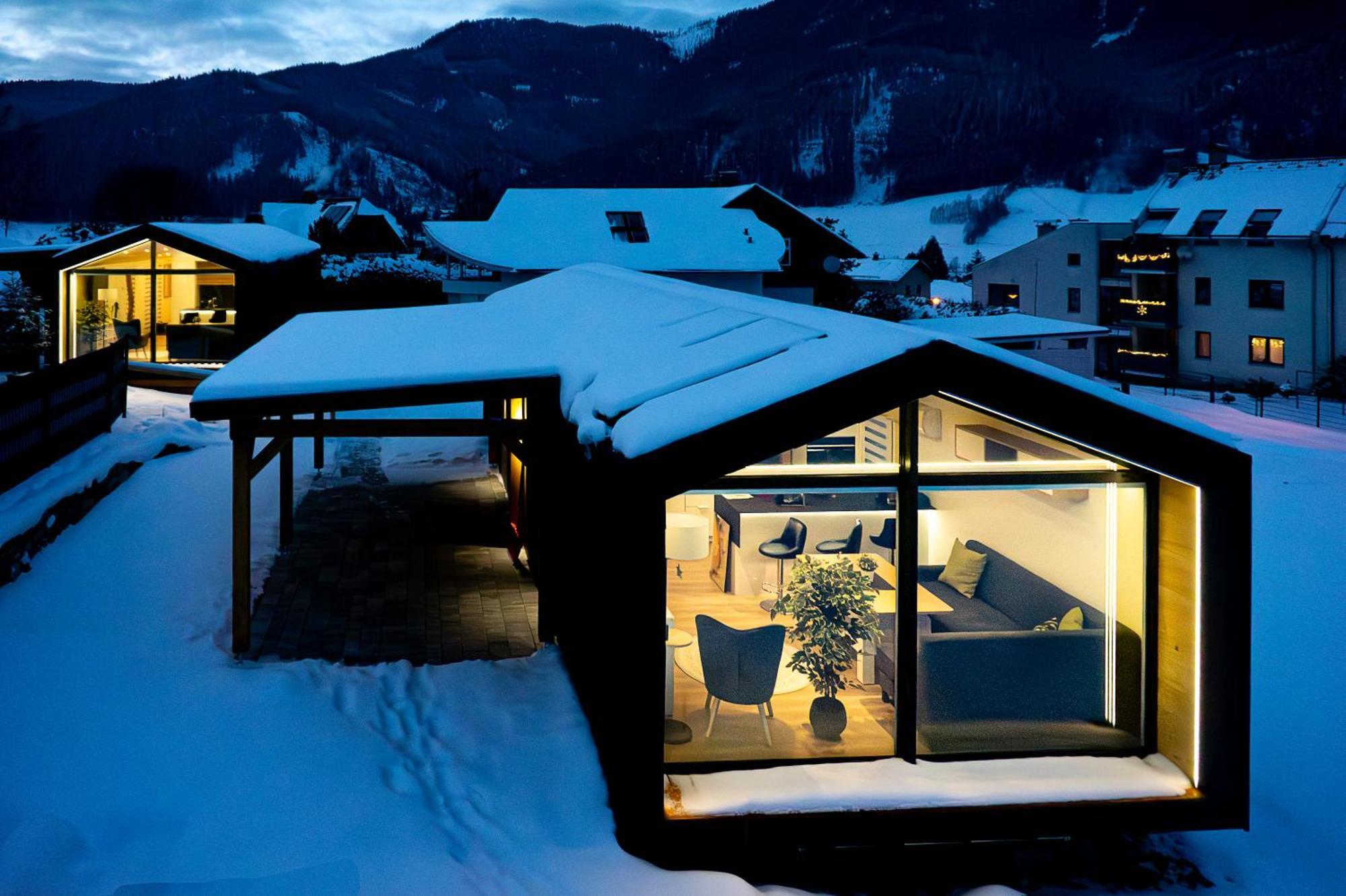 Chalet Stuhleckblick-Ferienhaus Direkt An Der Piste Und Mit Eigener Sauna Spital am Semmering Bagian luar foto