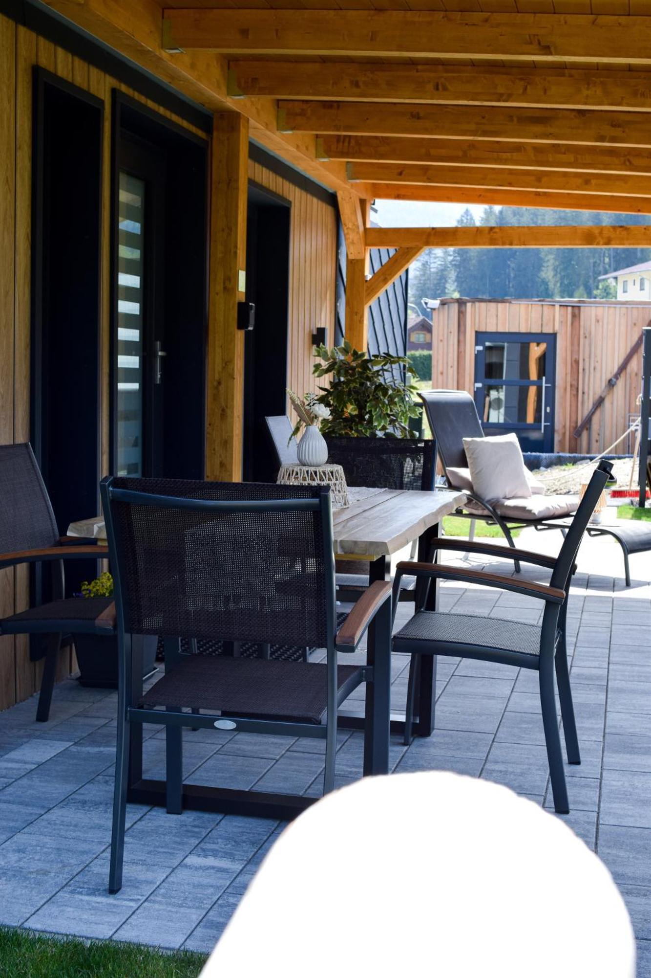 Chalet Stuhleckblick-Ferienhaus Direkt An Der Piste Und Mit Eigener Sauna Spital am Semmering Bagian luar foto